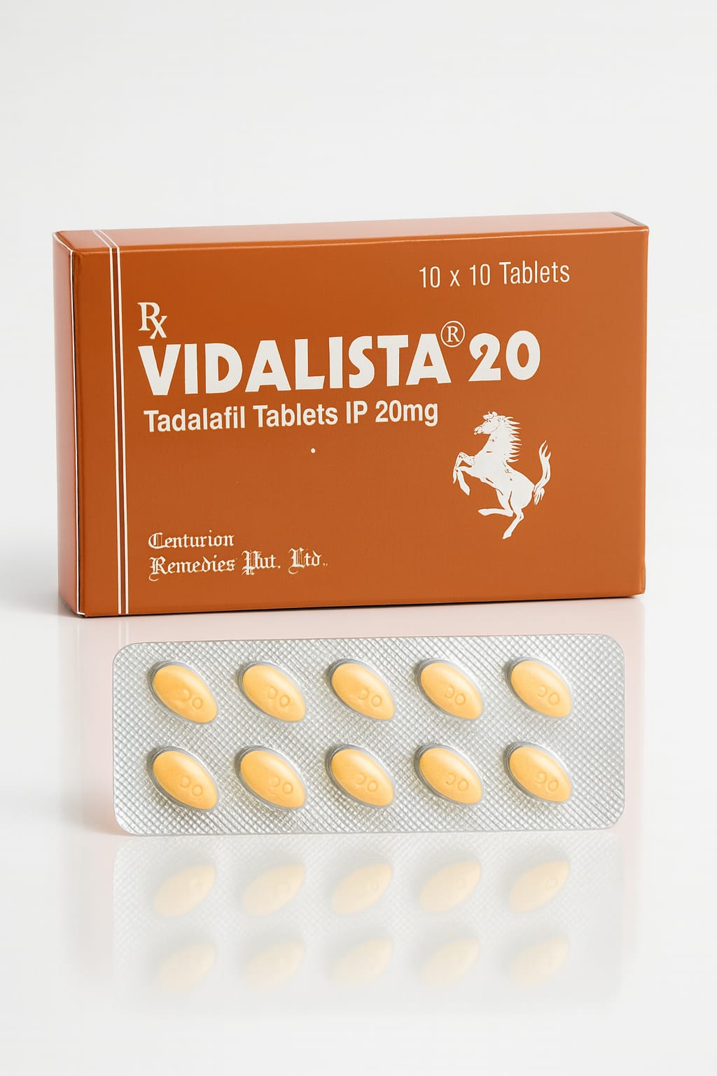Buy Vidalista (Tadalafil) online worldwide — Centurion — $0.80 per pill